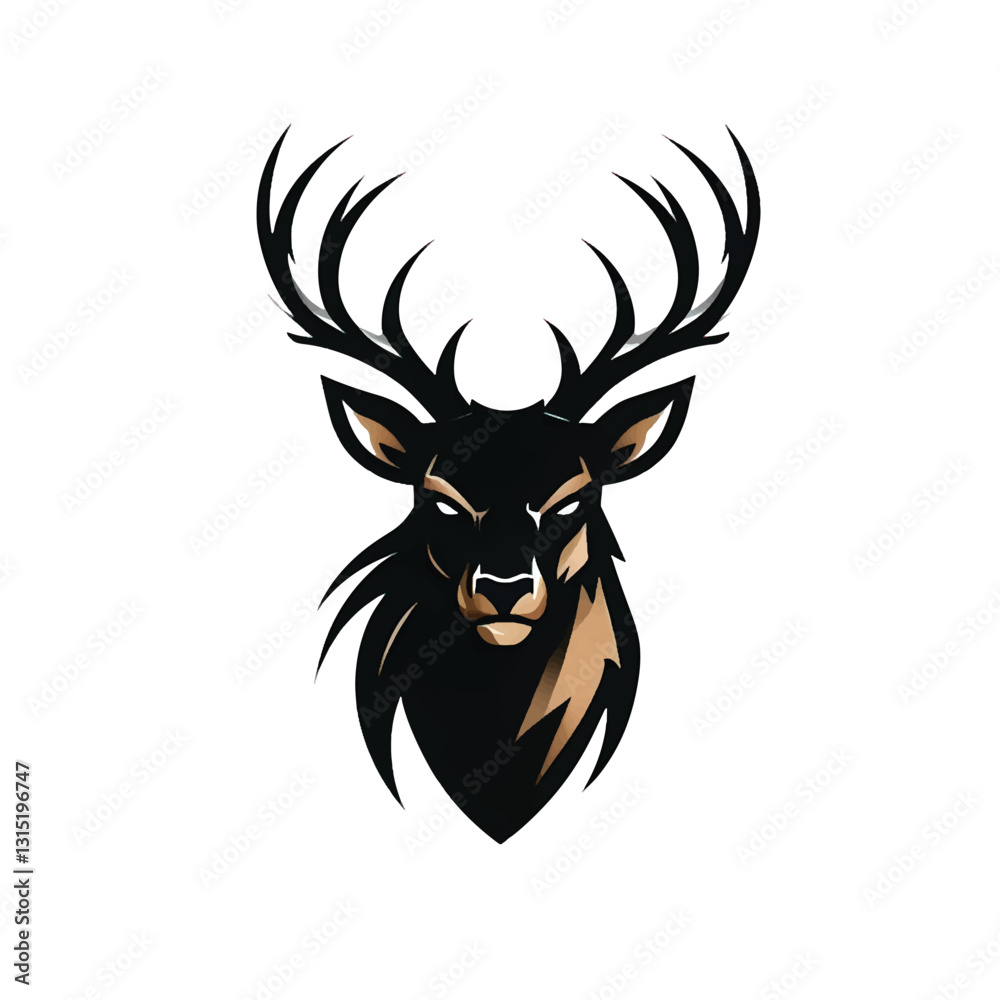 Obraz premium Dear logo on white background. Dear logo vector design. Vector illustration.