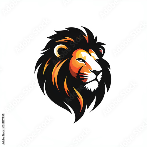 Wallpaper Mural Lion logo. Lion head. Lion Head logo on white background. Vector illustration. Torontodigital.ca