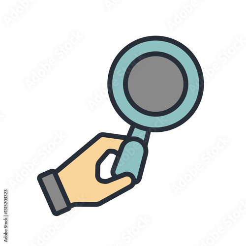 Search icon collection .design style with background