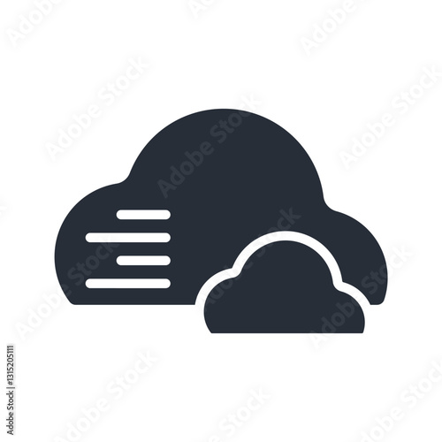 clouds icon collection .design style with background