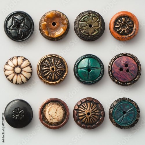 Professional Collection of Various Colorful Buttons for Web Design and Interface Elements