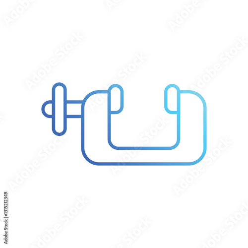 Clamps stock illustration