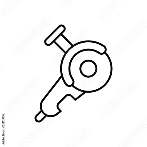 Angle Grinder stock illustration