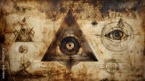 Ancient symbols and mysterious manuscripts an exploration of arcane knowledge and esoteric artistry in historical context. Arcane - Portal. Illustration