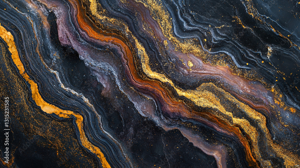Elegant black and gold marble texture background with luxurious appeal. Beautiful marble texture pattern background. Premium Ai-Generative. Elegant black and gold marble texture background with luxurious appeal. Beautiful marble texture pattern background. Premium Ai-Generative.