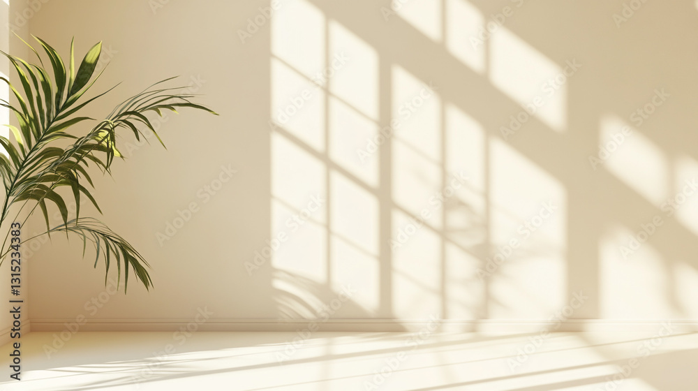 Sunlight streams through window onto pink wall, illuminating plant in corner of minimalist room. Sunlight streaming through windows in a pink room indoor space Sunlight streams through window onto pink wall, illuminating plant in corner of minimalist room. Sunlight streaming through windows in a pink room indoor space
