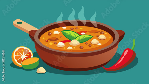 Whether youre a meatlover or a vegetarian this posole is a versatile dish that can be customized to fit your preferences.. Vector illustration