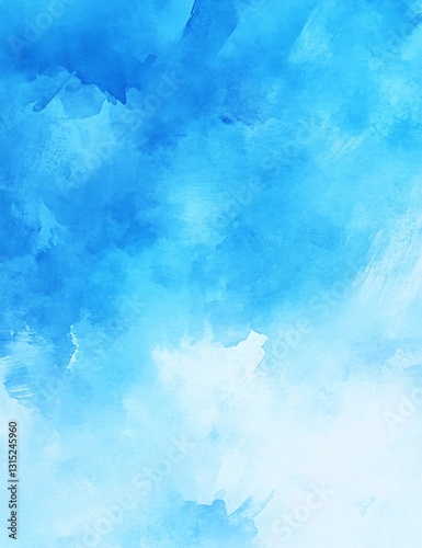 Blue Watercolor Background Ink Abstract Watercolor Art Design Texture Painting Creative