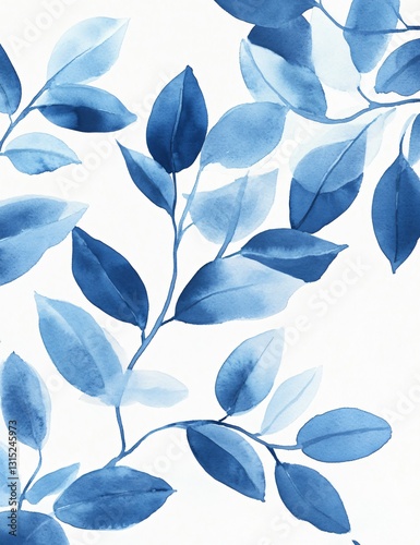 Professional Blue Watercolor Brush Strokes Usage and Purposes