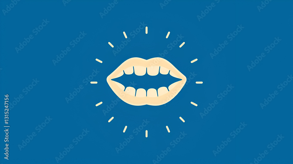 Naklejka premium oral icon