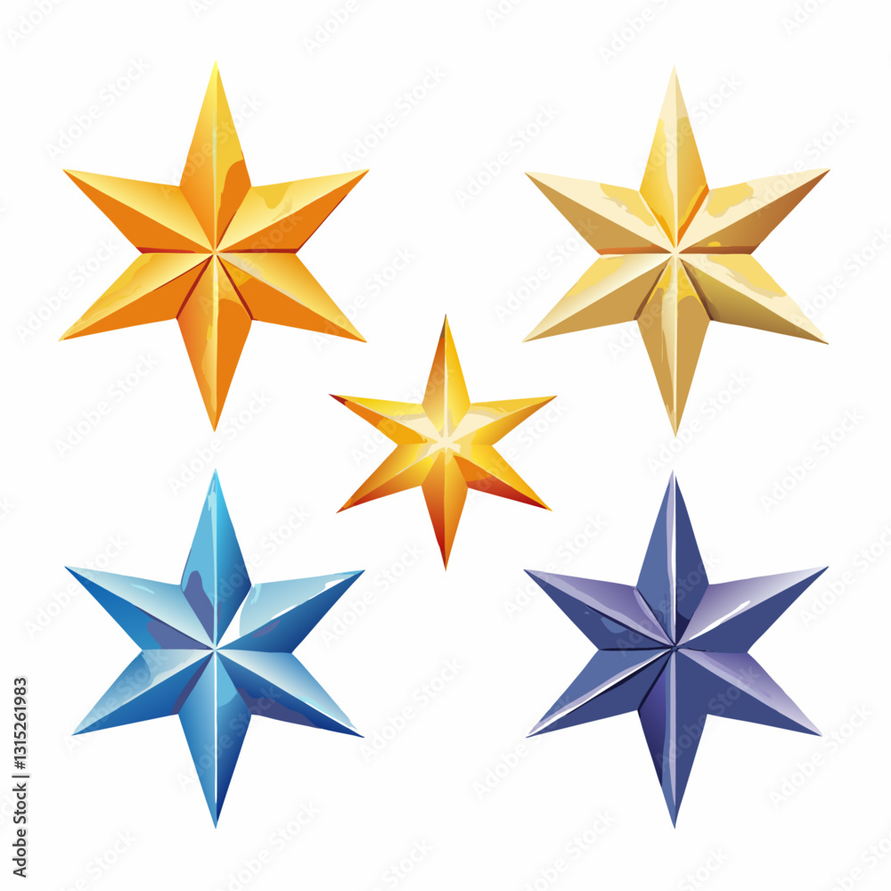 Obraz premium Abstract Geometric Celestial Symbol 