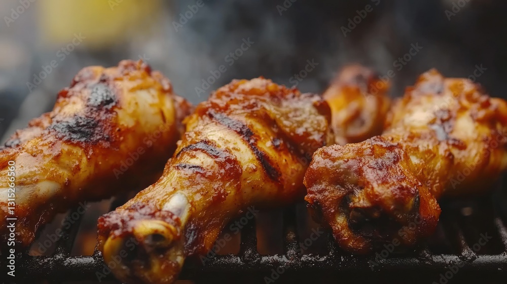 custom made wallpaper toronto digitalCrispy Fried Chicken Drumsticks and Wings: Golden Brown Delights Close-Up