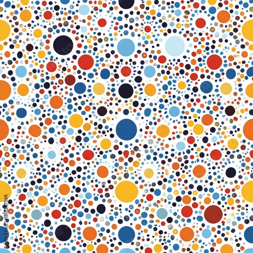 Creating seamless polka dot patterns in marseille high fidelity mandala style art graphic design environment artistic viewpoint