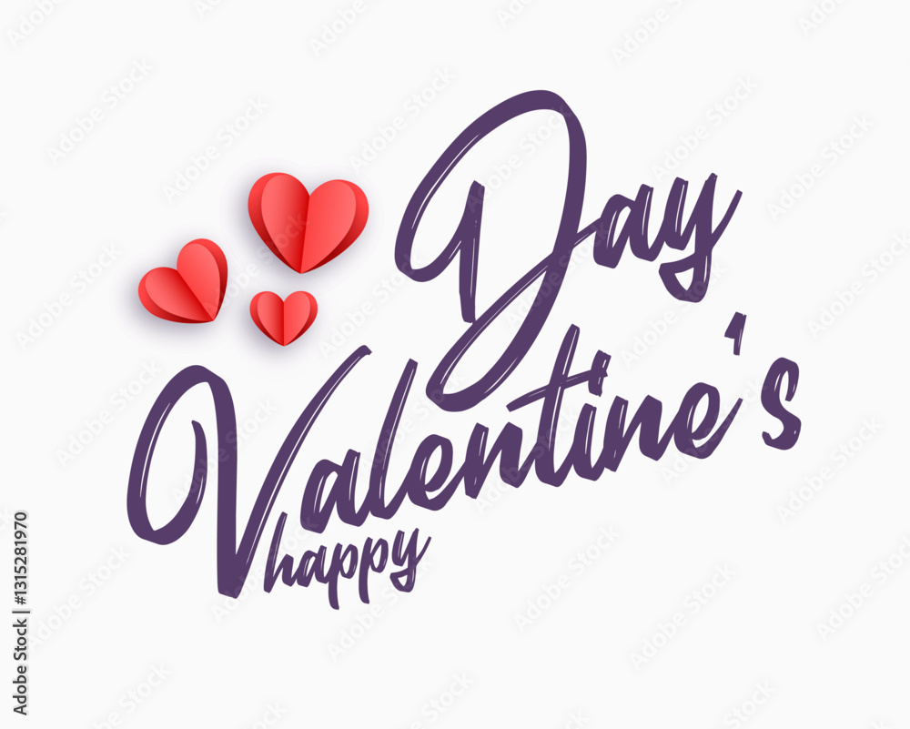 Happy Valentines Day typography poster with handwritten calligraphy text, Vector 10 eps. Happy Valentines Day typography poster with handwritten calligraphy text, Vector 10 eps.
