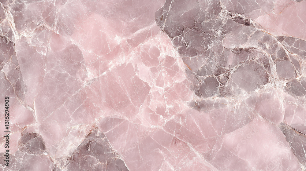 Fototapeta premium Pink Marble Texture Abstract Stone Background with Veins