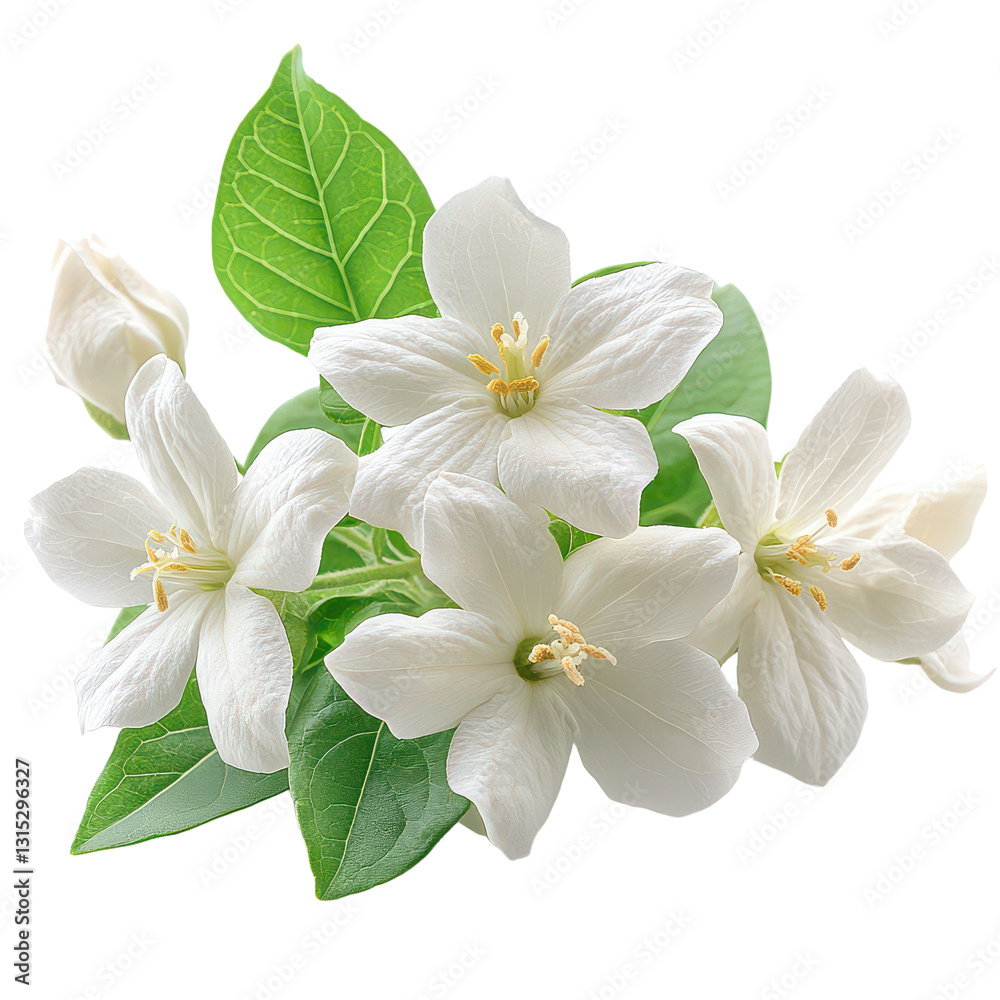 Obraz premium Jasmine Isolated on Transparent Background, PNG