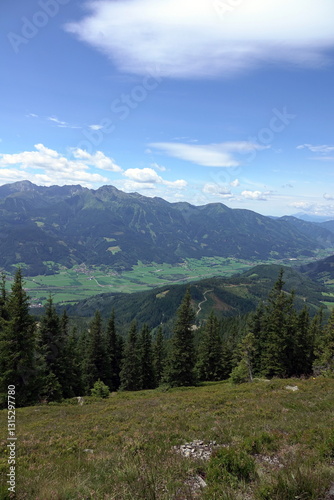 Aussicht am Lahngang bei Admont