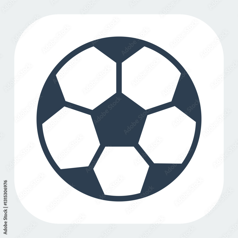 Fototapeta premium ball icon filled black style