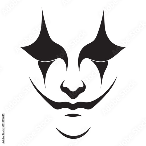 Joker Silhouette Vector Image