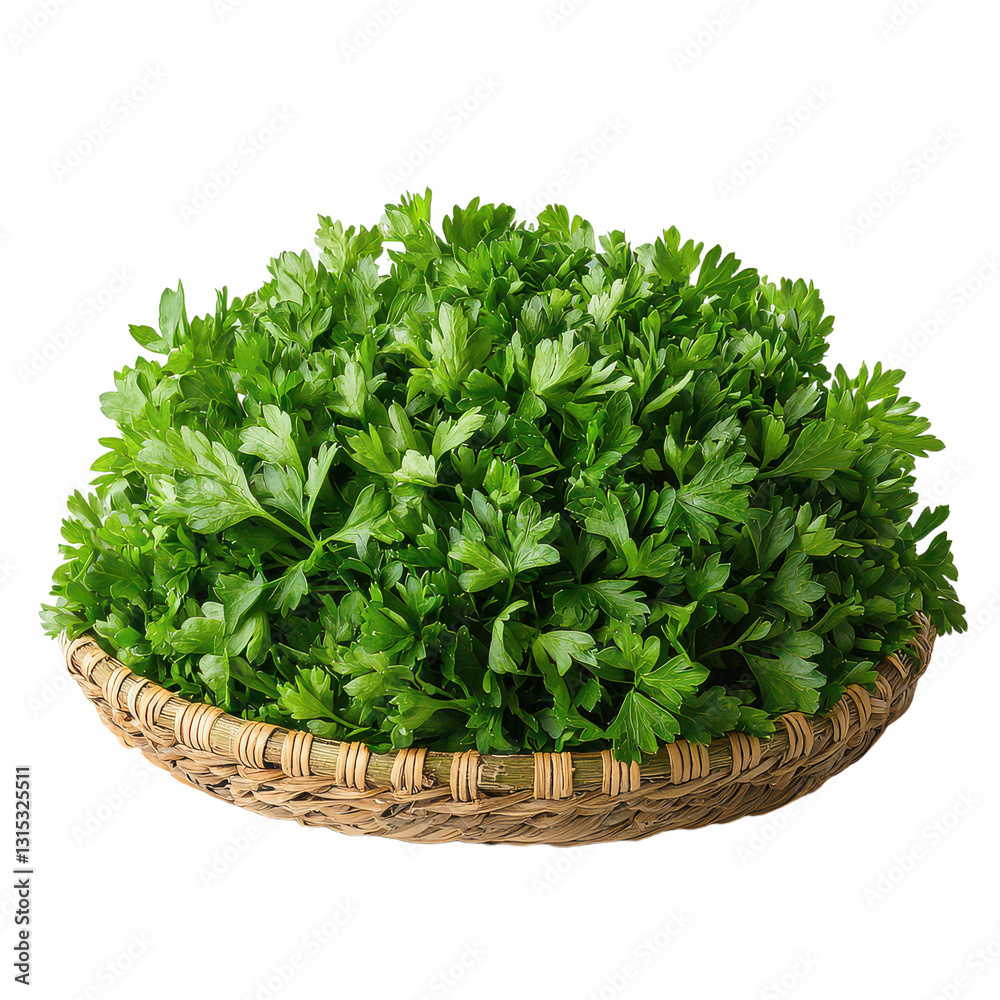 Organic Parsley Isolated on Transparent Background, PNG Organic Parsley Isolated on Transparent Background, PNG