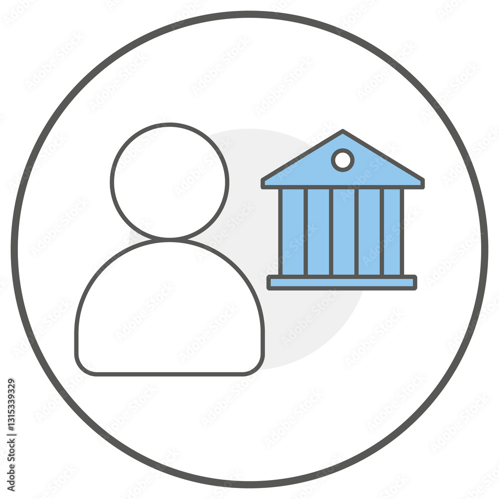 Fototapeta premium IAM Governance Icon, Effective IAM Governance Strategies, Optimizing Identity & Access Management Governance, png