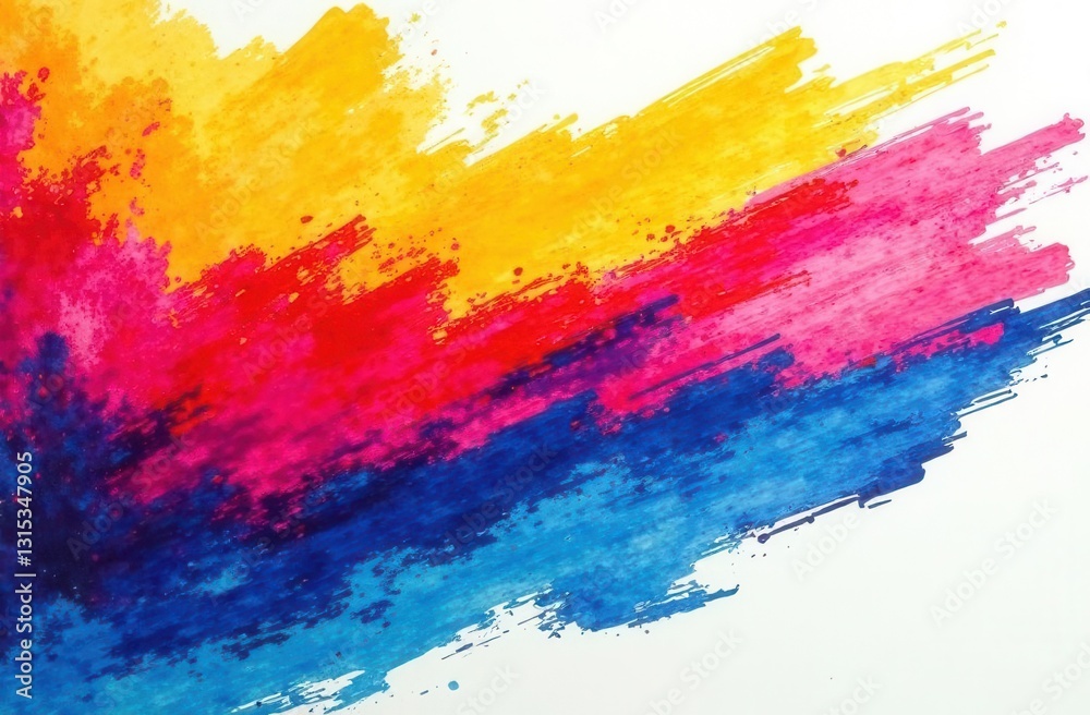 Vibrant abstract brush strokes for artistic background or creative design Vibrant abstract brush strokes for artistic background or creative design