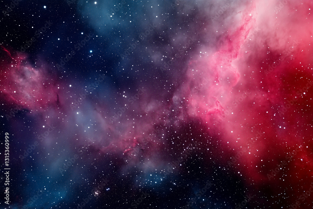 Fototapeta premium space background with stars and nebula