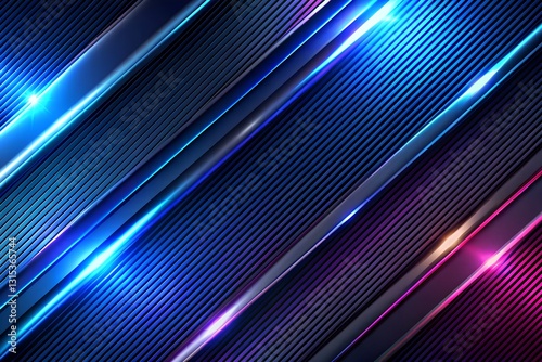 Black and blue background with neon Copy Space. milkyhexddway Backgrounds for creating advertising placements. Your ads can be here. Company logo agency Open advertising board
