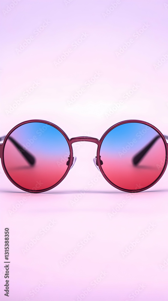 Round Sunglasses, Gradient Lenses Round Sunglasses, Gradient Lenses