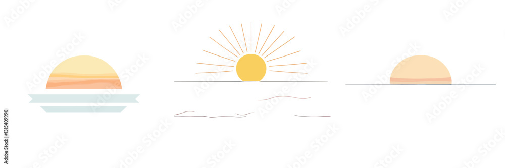 Sun and Sea Abstract Art Sun and Sea Abstract Art