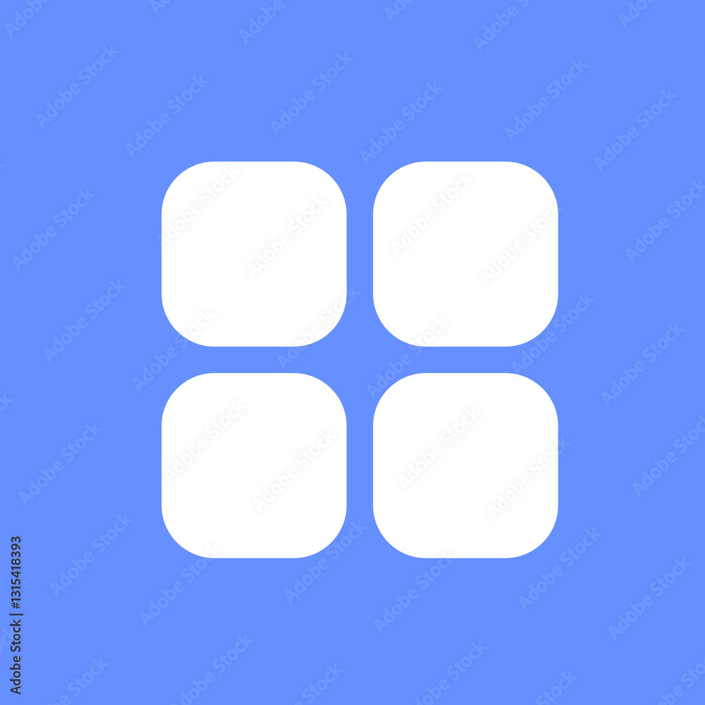 A Serene Collage Of Four Simple White Squares Against A Calming Light Blue Background Evoking Feelings Of Peace And Organization A Serene Collage Of Four Simple White Squares Against A Calming Light Blue Background Evoking Feelings Of Peace And Organization