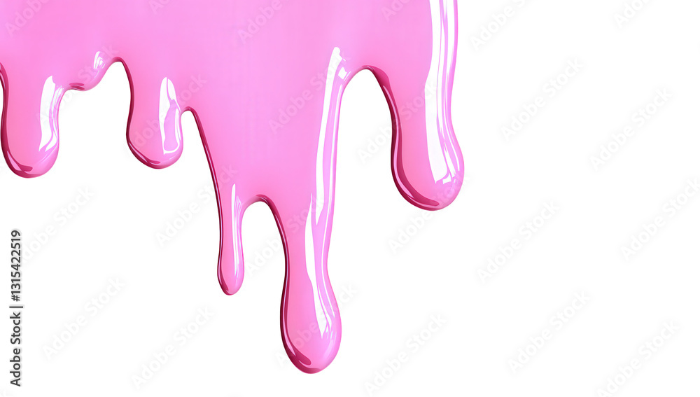 a vibrant pink paint drip flows down a white surface creating a striking visual effect that emphasizes color and texture a vibrant pink paint drip flows down a white surface creating a striking visual effect that emphasizes color and texture
