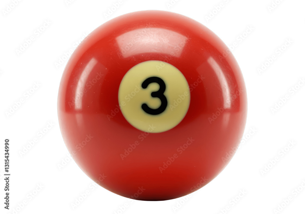 red Pool or Snooker Ball Isolated on Transparent Background red Pool or Snooker Ball Isolated on Transparent Background