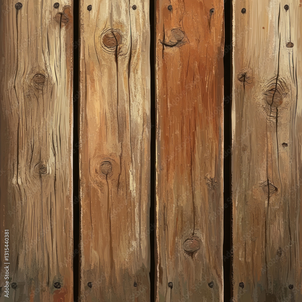 Weathered brown wooden planks background. Weathered brown wooden planks background.