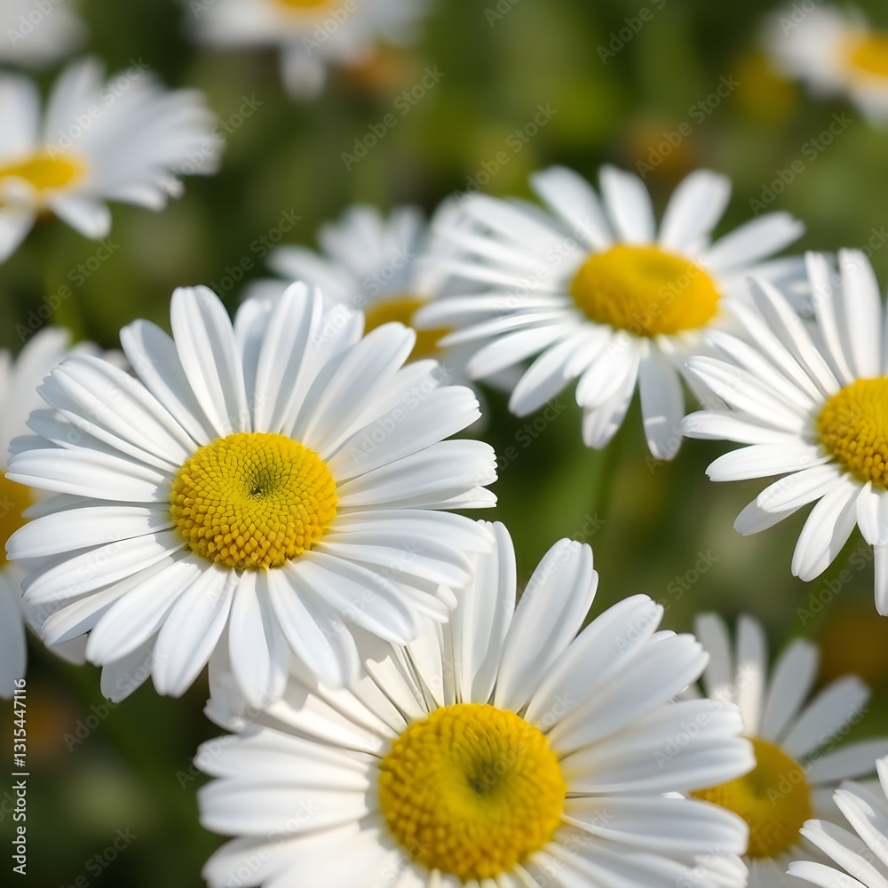 Fototapeta premium Macro photograph of flowers with detailed petals