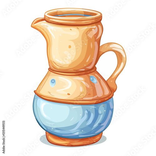 Vase isolated on white 