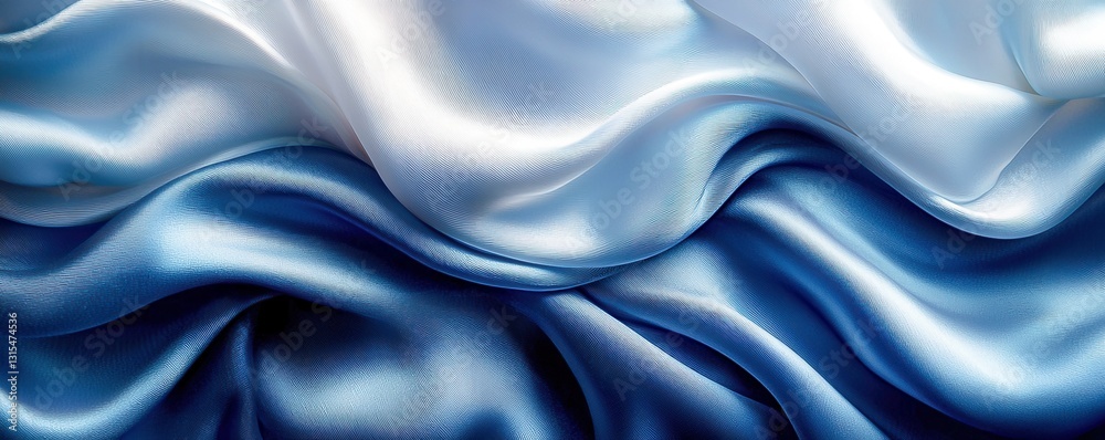 Obraz premium Elegant abstract silk satin fabric background featuring a soft smooth texture perfect for fashion designs and creative projects