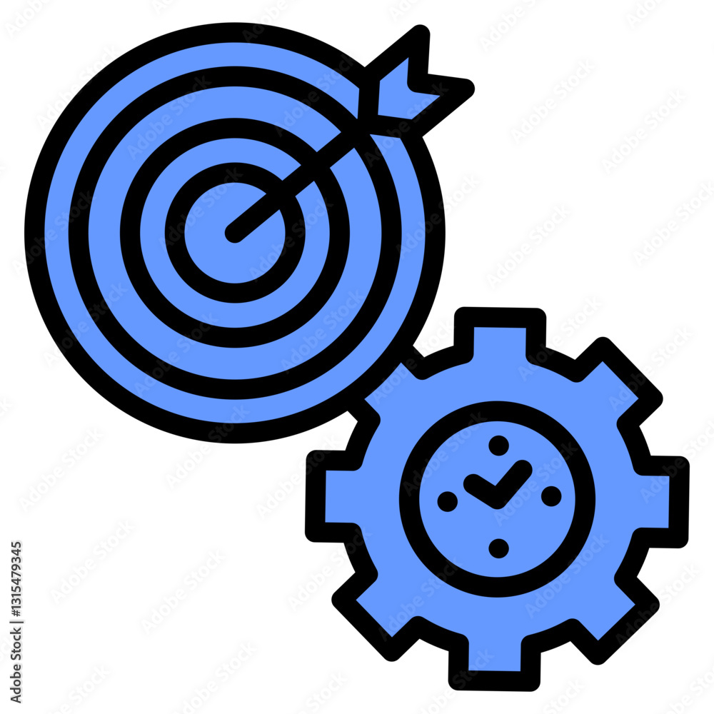 Goal Setting Icon Element For Design Goal Setting Icon Element For Design