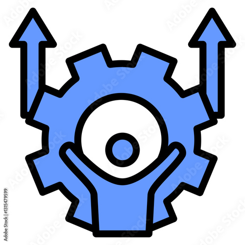 Skill Development Icon Element For Design