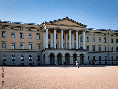 The Royal Palace in Oslo, the Official Residence of the Norwegian Monarch