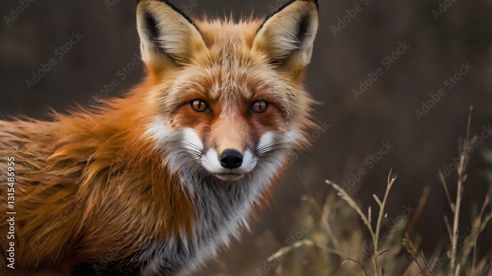 Fototapeta premium red fox in the wild