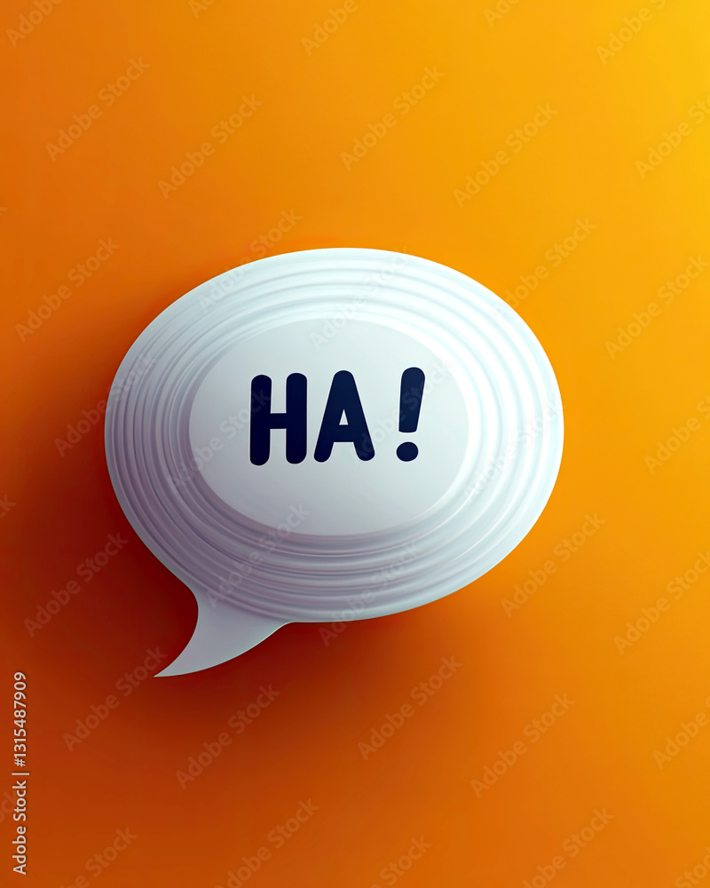 Joyful Expression Captured in a Clean, Minimal Style With Playful Typography Emphasizing Laughter Joyful Expression Captured in a Clean, Minimal Style With Playful Typography Emphasizing Laughter