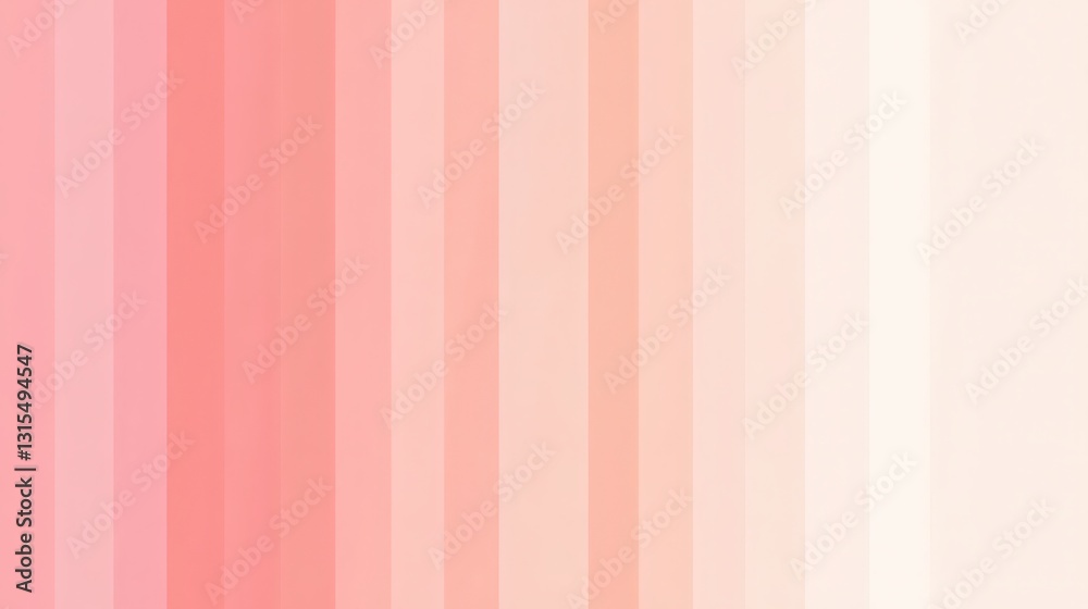 Subtle gradient stripes of coral hues in soft vertical arrangement Subtle gradient stripes of coral hues in soft vertical arrangement