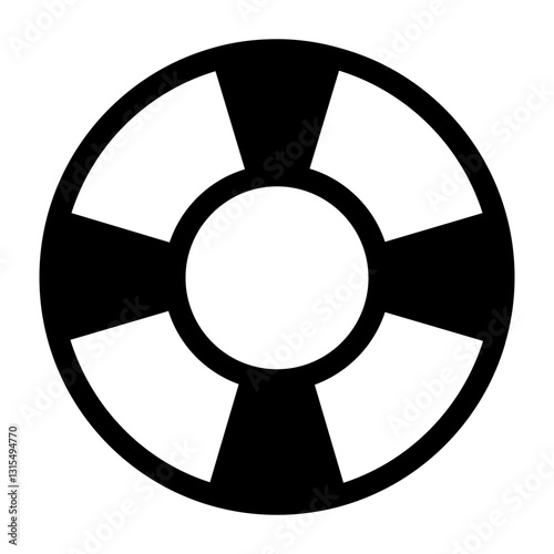 Lifebuoy, lifesaver icon - Symbolizing the concepts of rescue, help, and safety