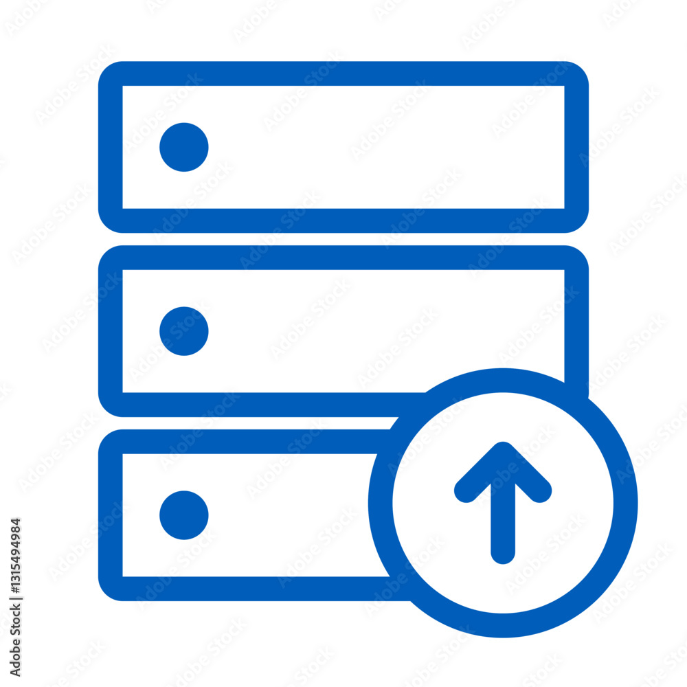 Secure Data Upload To Robust Servers Ensuring Reliable Cloud Storage With A Clean, Simple Blue Icon Design Secure Data Upload To Robust Servers Ensuring Reliable Cloud Storage With A Clean, Simple Blue Icon Design