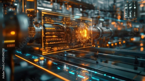 A factory using AI to predict machine failure and optimize maintenance schedules, Automation, Smart and predictive