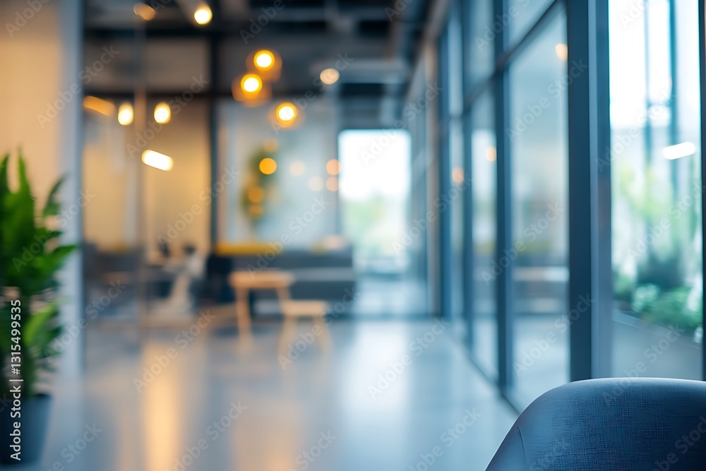 Modern workplace with blurred background effect
Modern workplace with blurred background effect