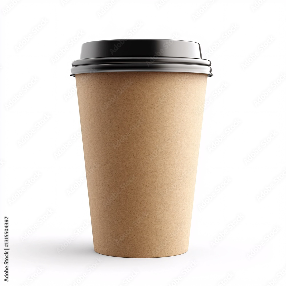 Minimalistic takeaway coffee cup ideal for personalized branding options Minimalistic takeaway coffee cup ideal for personalized branding options