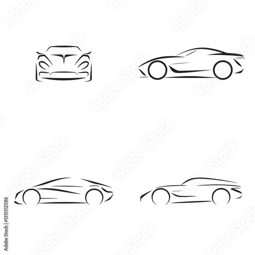 Car Logo Design, Speed Car Logo Design 