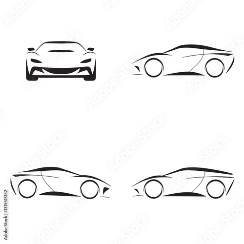 Car Logo Design, Speed Car Logo Design 
